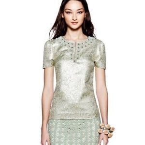 Tory Burch 'Cady' Embellished Top